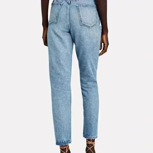 NWOT Moussy Vintage Glen High Rise Straight Leg Light Wash Jeans Size 31 - Picture 4 of 11